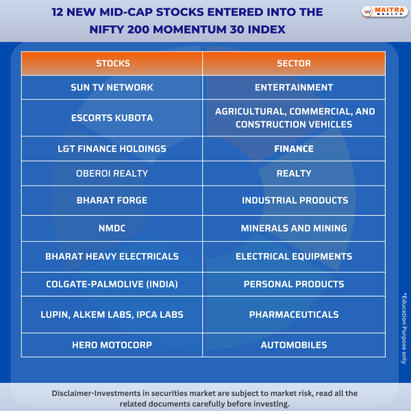 Momentum Stocks: Nifty 200 Momentum 30 Index-ல் இணைந்துள்ள 12 புதிய Midcap பங்குகள்!